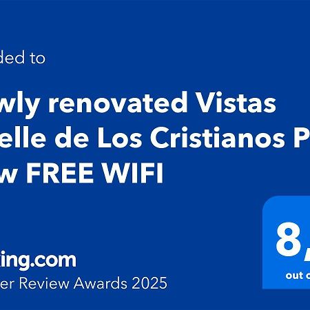 Newly Renovated Vistas Muelle De Los Cristianos Pier View Free Wifi Arona  Exterior foto